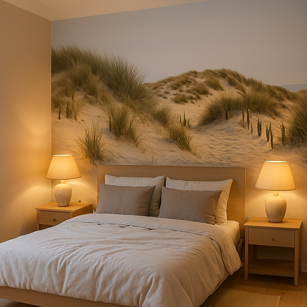 wanddecoratie strand slaapkamer