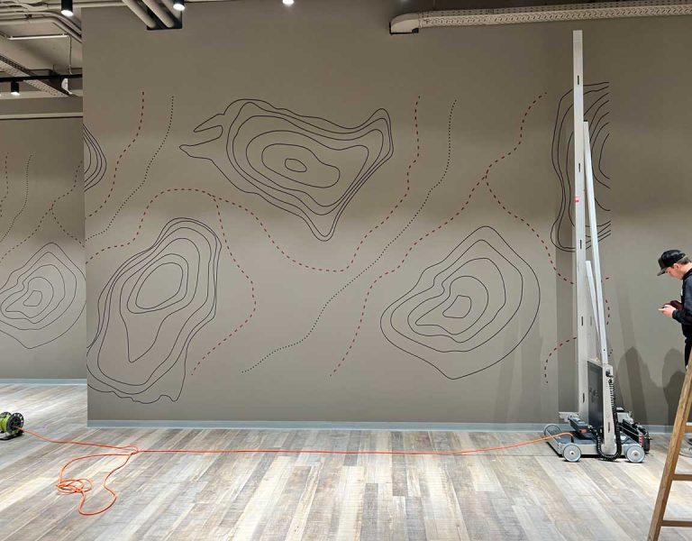 Muurprint Kantoorgebouw